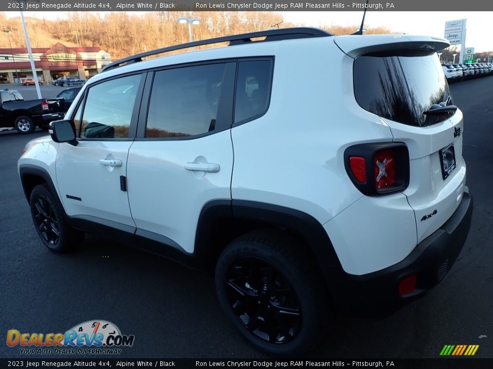 2023 Jeep Renegade Altitude 4x4 Alpine White / Black Photo #3