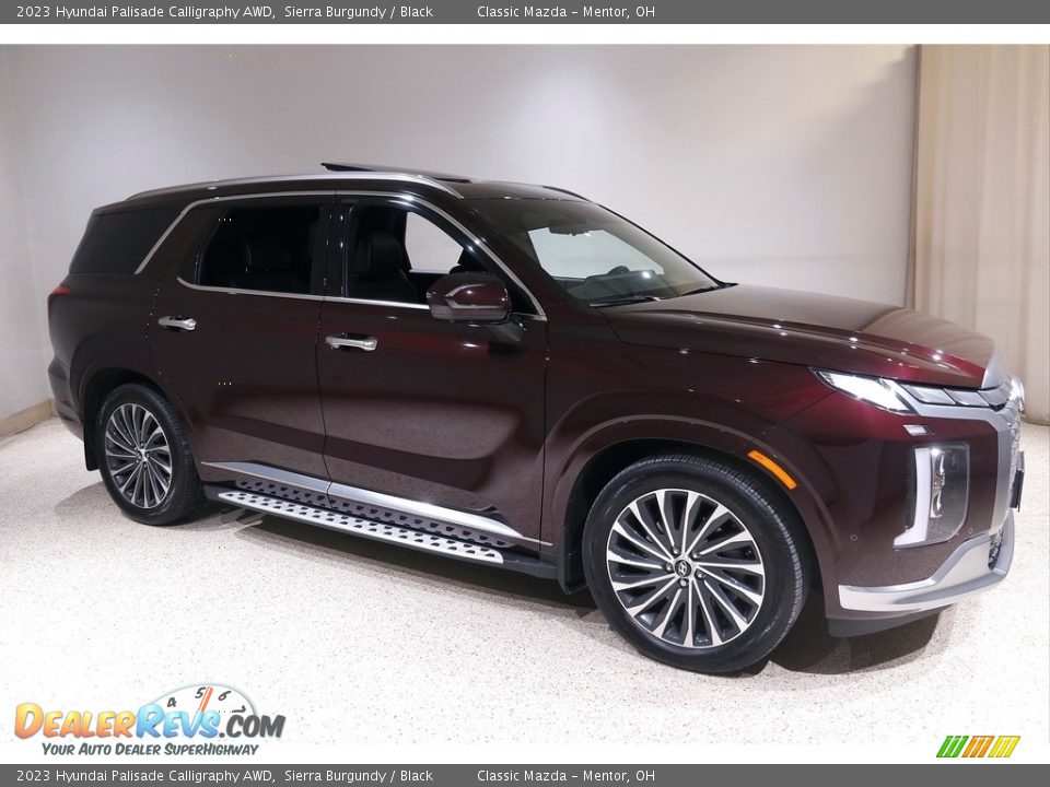 Sierra Burgundy 2023 Hyundai Palisade Calligraphy AWD Photo #1