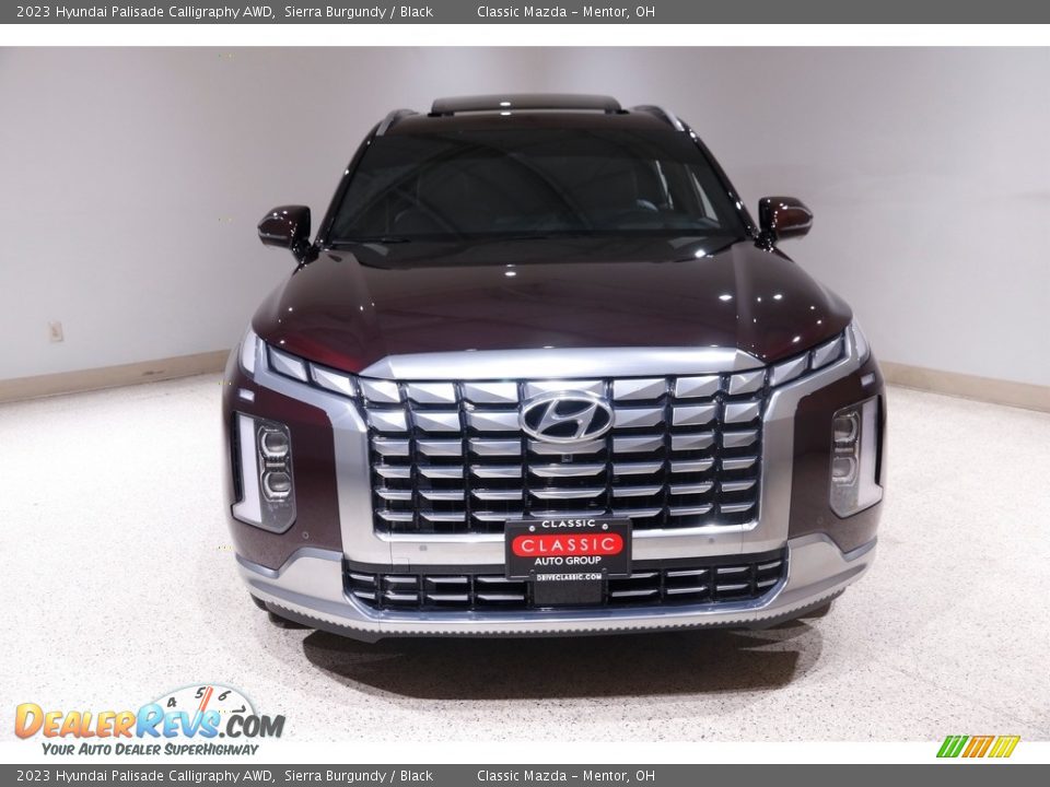 2023 Hyundai Palisade Calligraphy AWD Sierra Burgundy / Black Photo #2