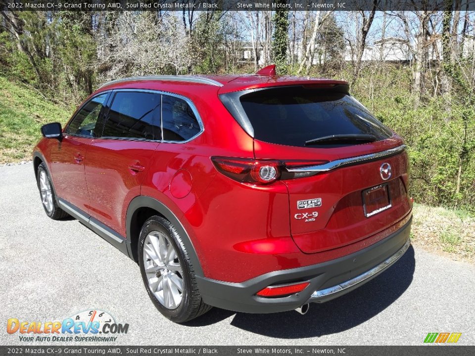 2022 Mazda CX-9 Grand Touring AWD Soul Red Crystal Metallic / Black Photo #5