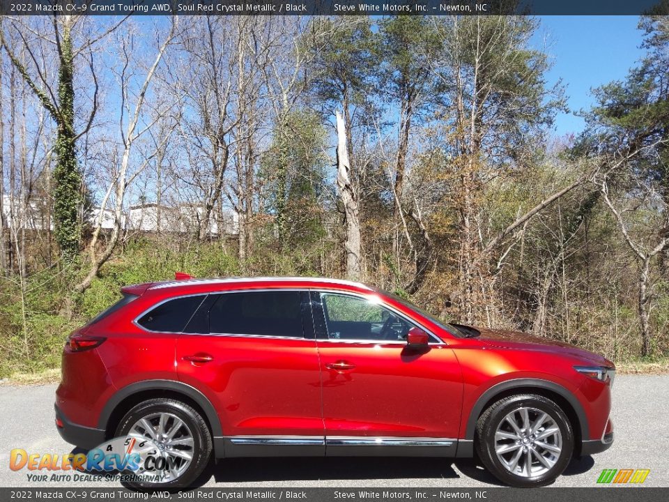 2022 Mazda CX-9 Grand Touring AWD Soul Red Crystal Metallic / Black Photo #7