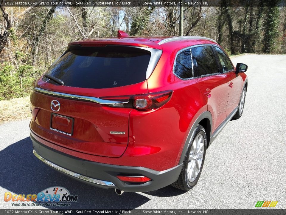 2022 Mazda CX-9 Grand Touring AWD Soul Red Crystal Metallic / Black Photo #8