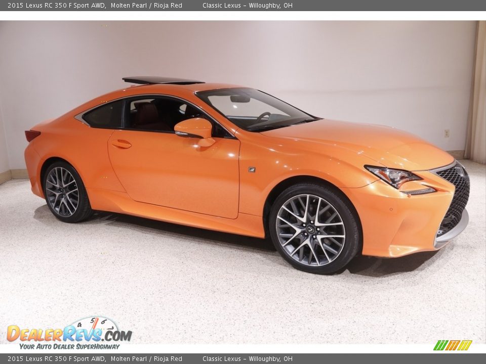 Molten Pearl 2015 Lexus RC 350 F Sport AWD Photo #1