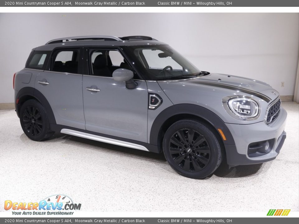 2020 Mini Countryman Cooper S All4 Moonwalk Gray Metallic / Carbon Black Photo #1