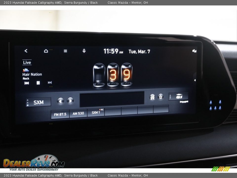 2023 Hyundai Palisade Calligraphy AWD Sierra Burgundy / Black Photo #11