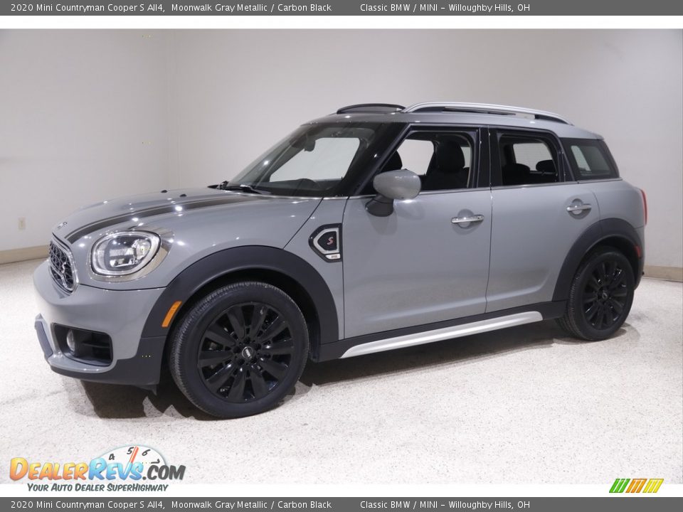 2020 Mini Countryman Cooper S All4 Moonwalk Gray Metallic / Carbon Black Photo #3