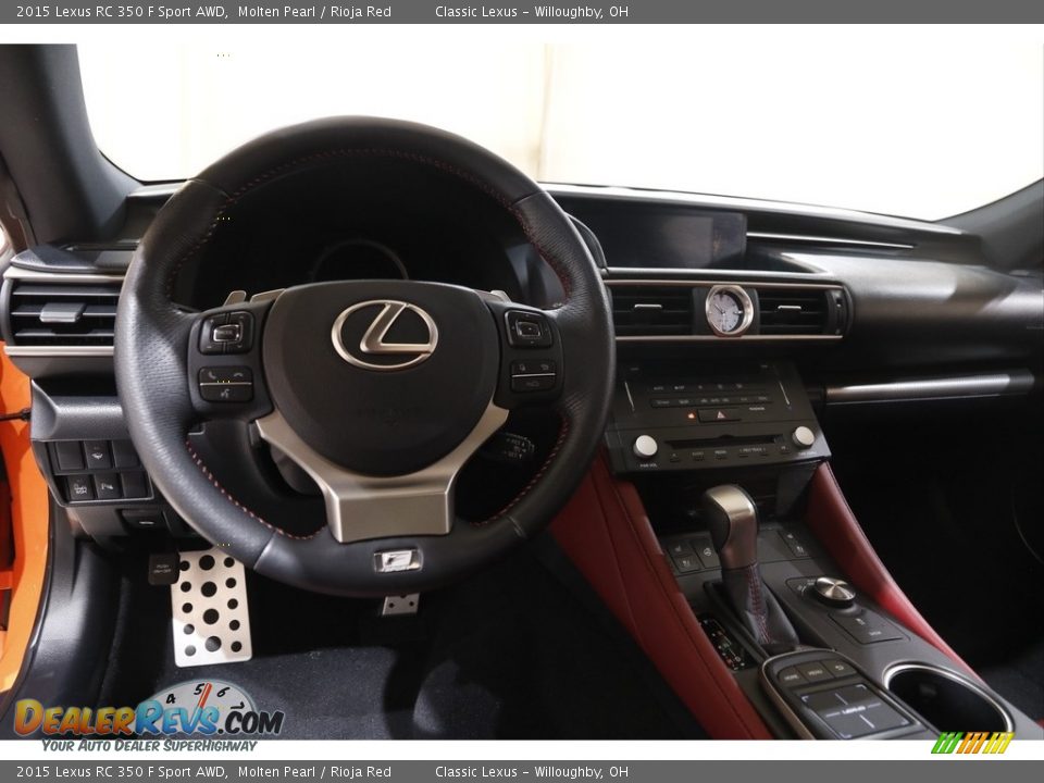 Dashboard of 2015 Lexus RC 350 F Sport AWD Photo #6