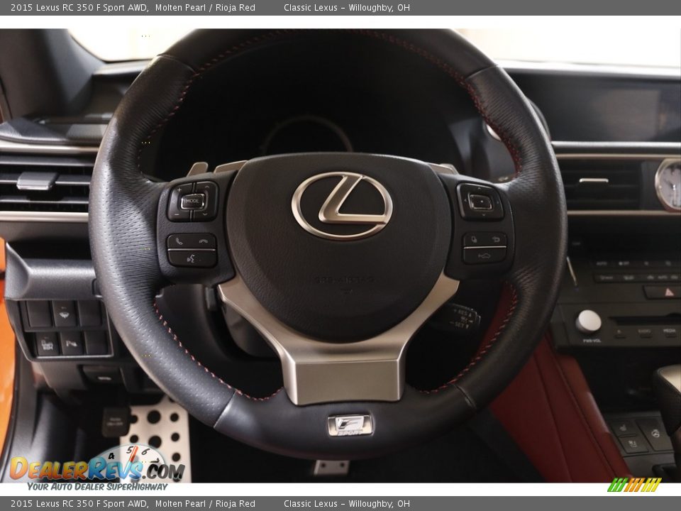 2015 Lexus RC 350 F Sport AWD Steering Wheel Photo #7