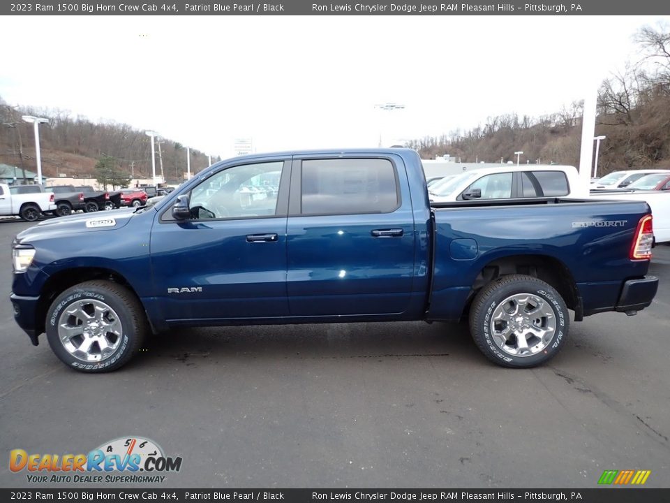 2023 Ram 1500 Big Horn Crew Cab 4x4 Patriot Blue Pearl / Black Photo #2