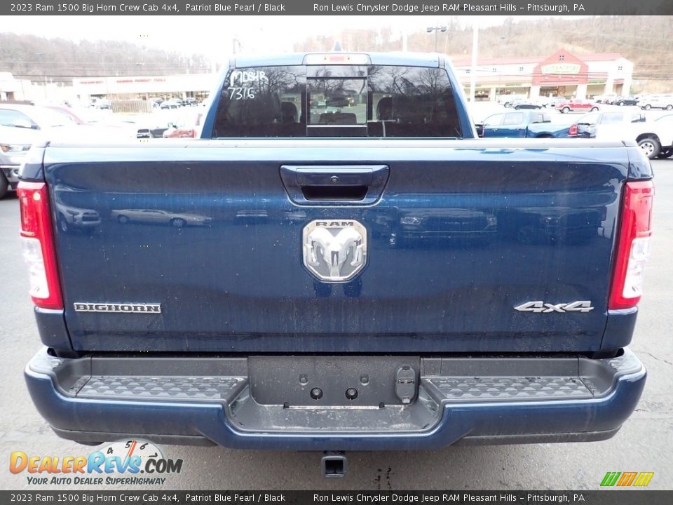 2023 Ram 1500 Big Horn Crew Cab 4x4 Patriot Blue Pearl / Black Photo #4