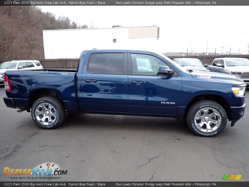 2023 Ram 1500 Big Horn Crew Cab 4x4 Patriot Blue Pearl / Black Photo #7