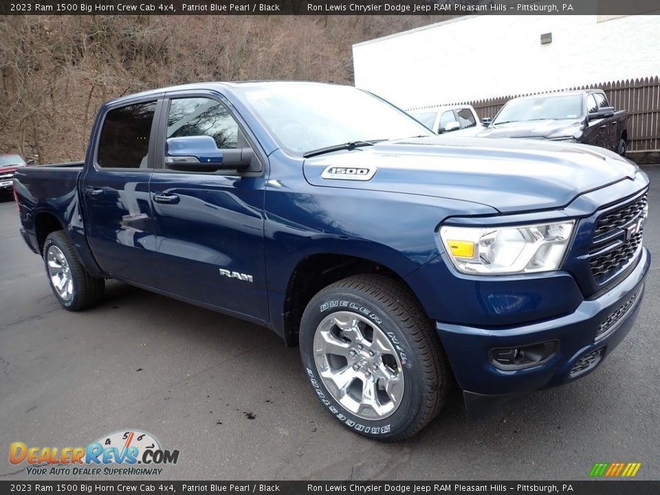 2023 Ram 1500 Big Horn Crew Cab 4x4 Patriot Blue Pearl / Black Photo #8