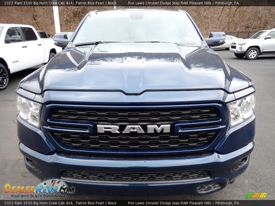 2023 Ram 1500 Big Horn Crew Cab 4x4 Patriot Blue Pearl / Black Photo #9