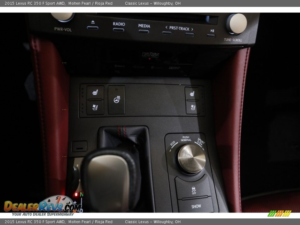 Controls of 2015 Lexus RC 350 F Sport AWD Photo #16