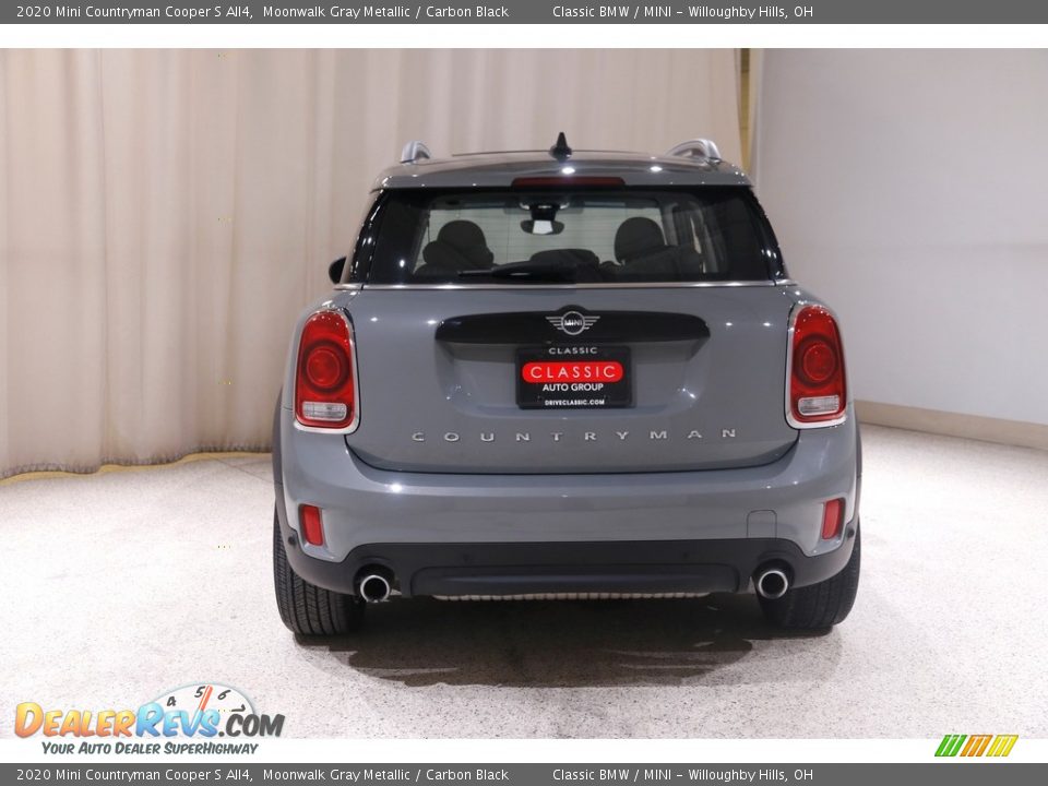 2020 Mini Countryman Cooper S All4 Moonwalk Gray Metallic / Carbon Black Photo #18