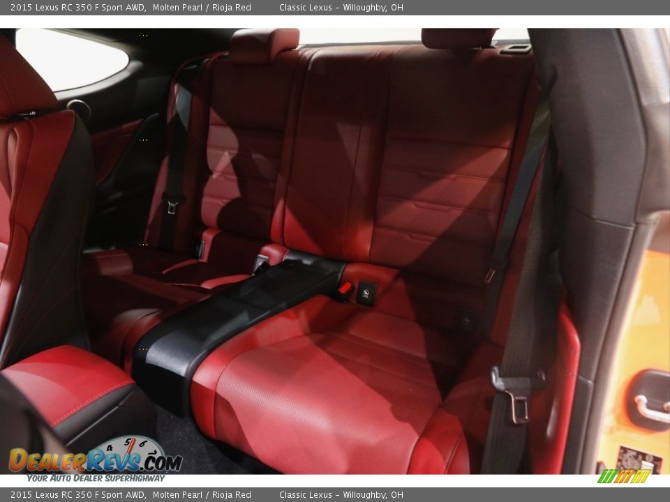 Rear Seat of 2015 Lexus RC 350 F Sport AWD Photo #19