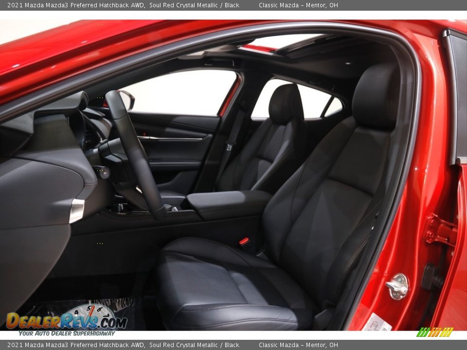 2021 Mazda Mazda3 Preferred Hatchback AWD Soul Red Crystal Metallic / Black Photo #5