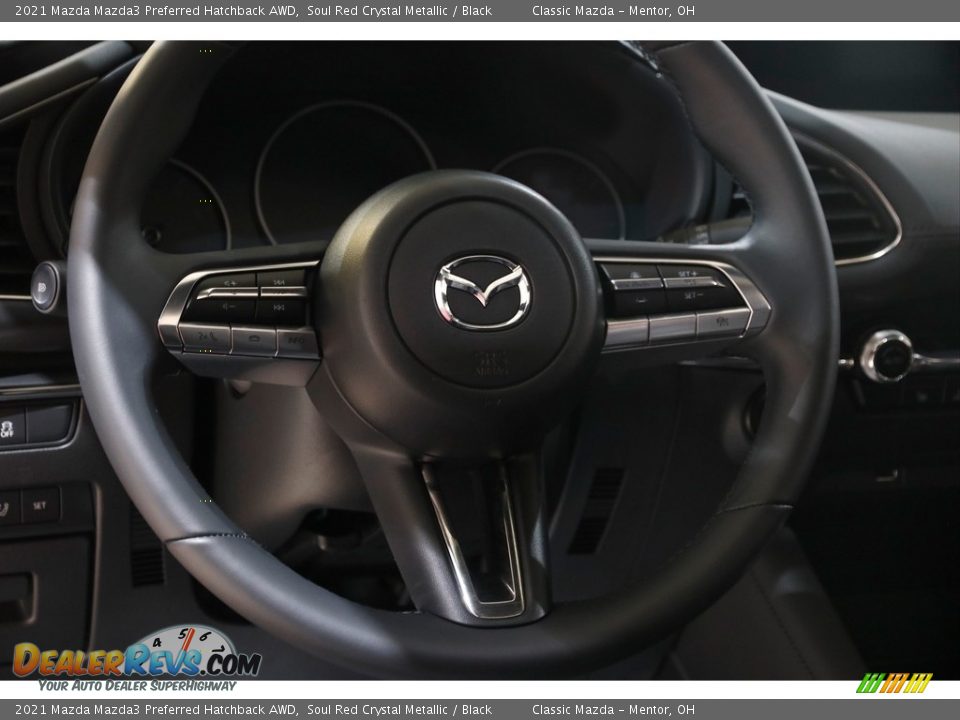 2021 Mazda Mazda3 Preferred Hatchback AWD Soul Red Crystal Metallic / Black Photo #7