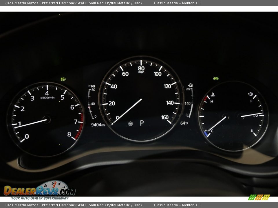 2021 Mazda Mazda3 Preferred Hatchback AWD Soul Red Crystal Metallic / Black Photo #8