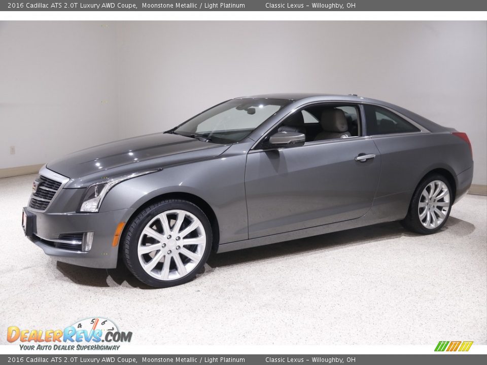 Front 3/4 View of 2016 Cadillac ATS 2.0T Luxury AWD Coupe Photo #3