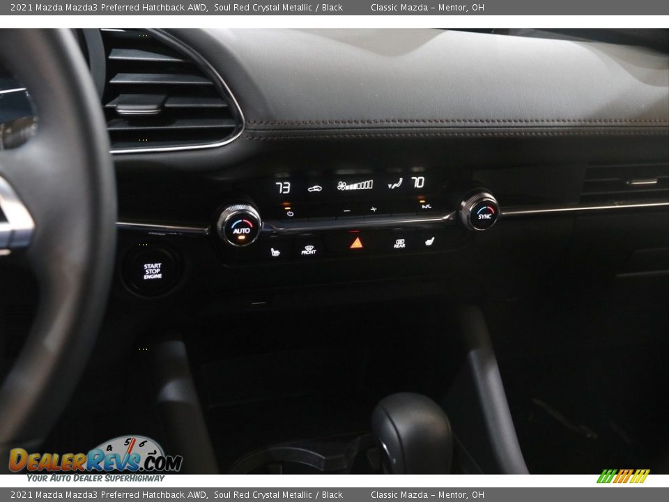 2021 Mazda Mazda3 Preferred Hatchback AWD Soul Red Crystal Metallic / Black Photo #13