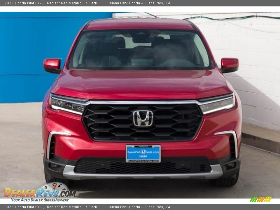 2023 Honda Pilot EX-L Radiant Red Metallic II / Black Photo #3