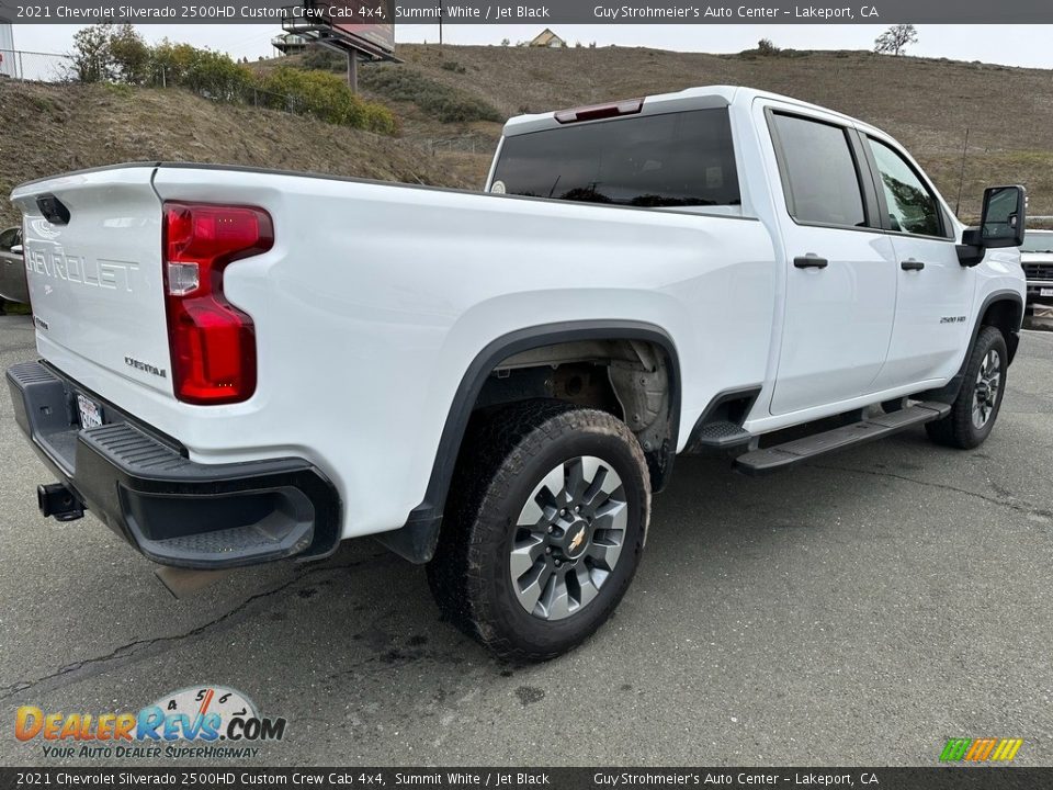 2021 Chevrolet Silverado 2500HD Custom Crew Cab 4x4 Summit White / Jet Black Photo #6