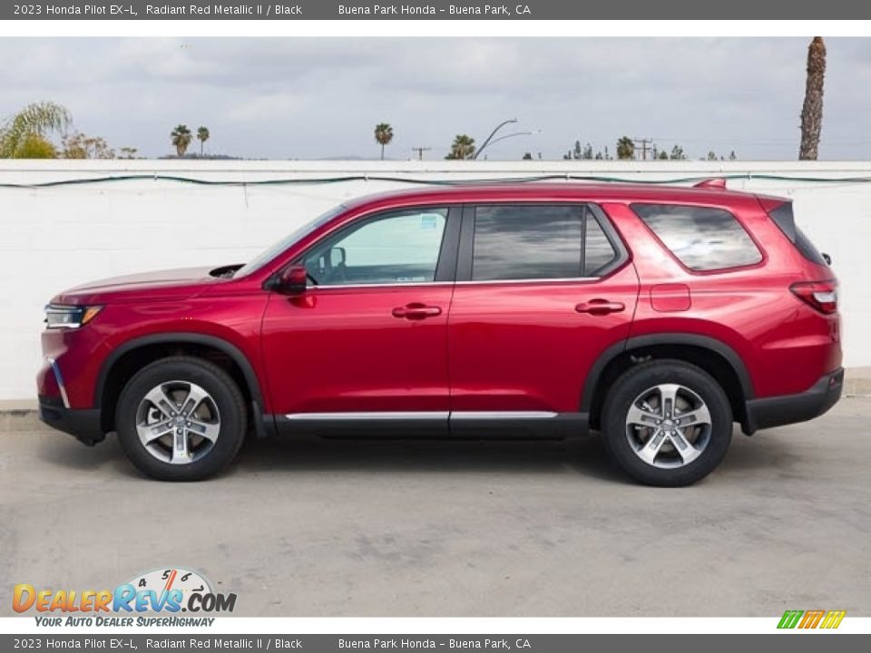 2023 Honda Pilot EX-L Radiant Red Metallic II / Black Photo #4