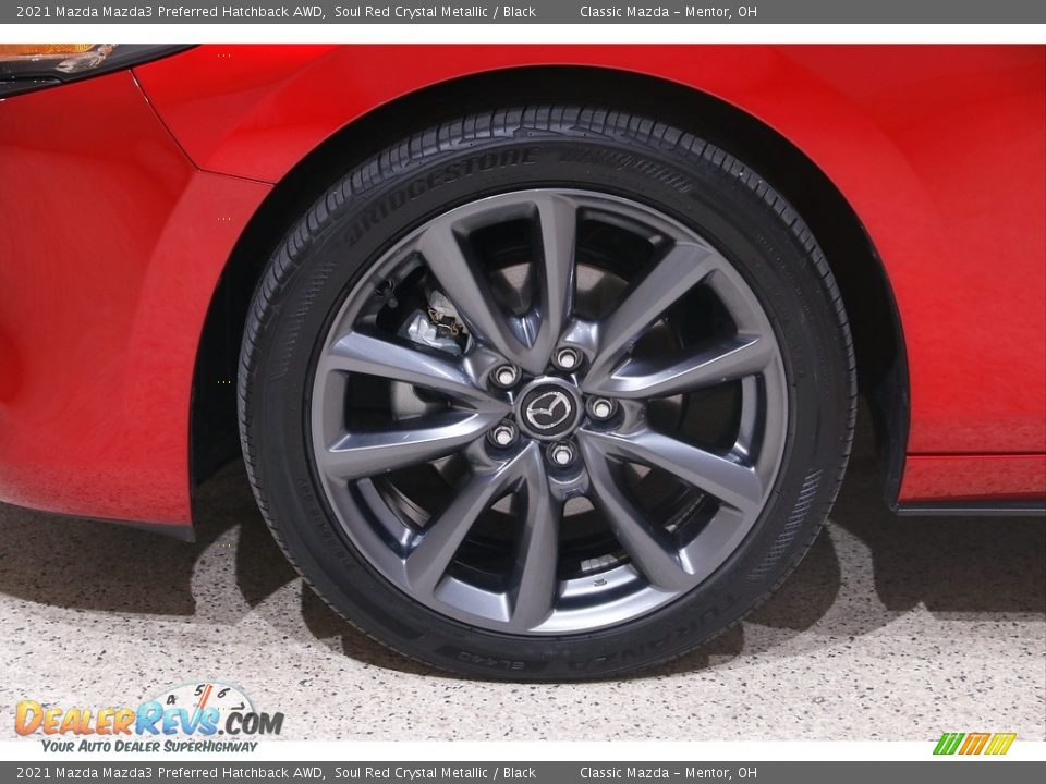 2021 Mazda Mazda3 Preferred Hatchback AWD Soul Red Crystal Metallic / Black Photo #20