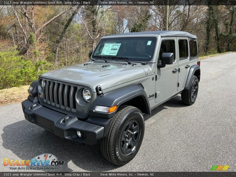 2023 Jeep Wrangler Unlimited Sport 4x4 Sting-Gray / Black Photo #2