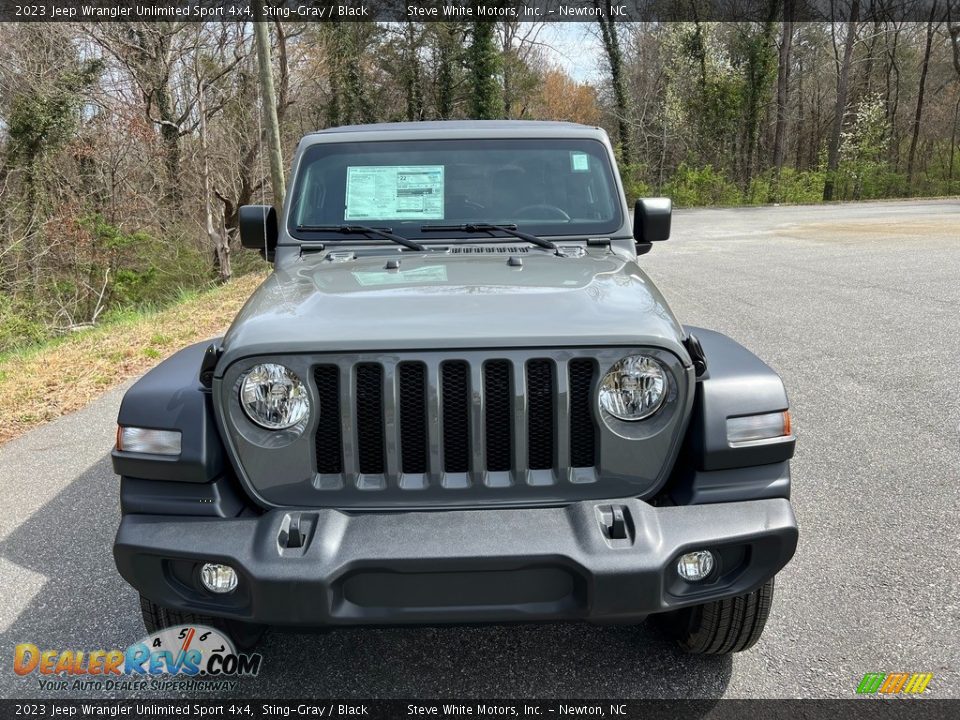 2023 Jeep Wrangler Unlimited Sport 4x4 Sting-Gray / Black Photo #3