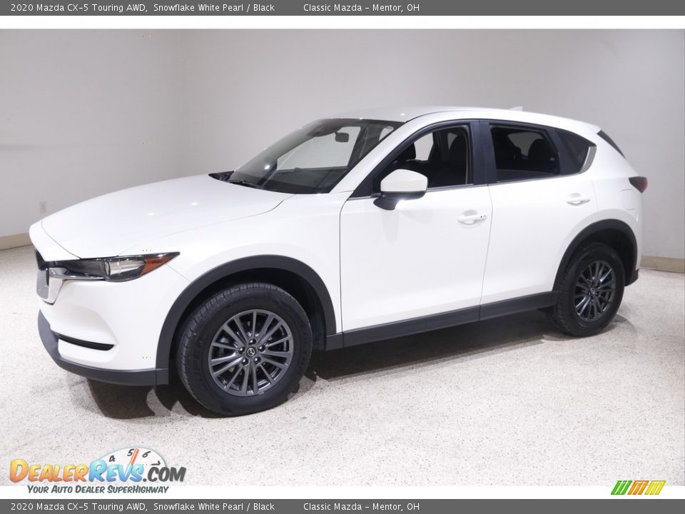 2020 Mazda CX-5 Touring AWD Snowflake White Pearl / Black Photo #3