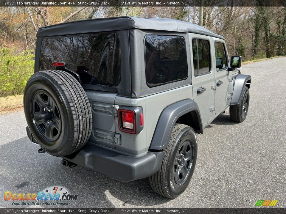 2023 Jeep Wrangler Unlimited Sport 4x4 Sting-Gray / Black Photo #6