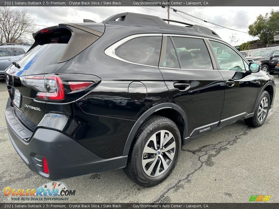 2021 Subaru Outback 2.5i Premium Crystal Black Silica / Slate Black Photo #6