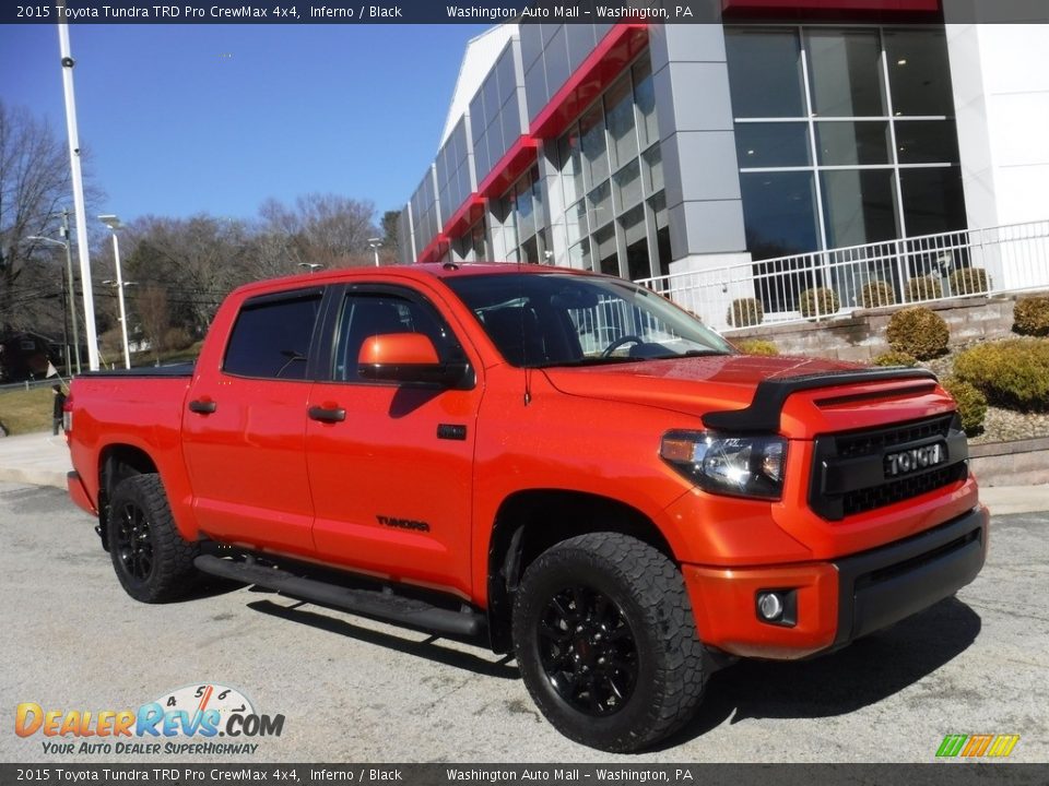 2015 Toyota Tundra TRD Pro CrewMax 4x4 Inferno / Black Photo #1