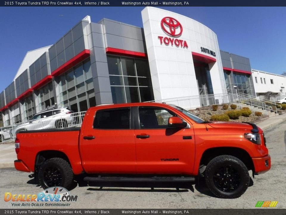 2015 Toyota Tundra TRD Pro CrewMax 4x4 Inferno / Black Photo #2