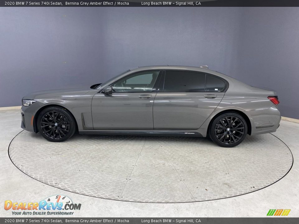 2020 BMW 7 Series 740i Sedan Bernina Grey Amber Effect / Mocha Photo #3