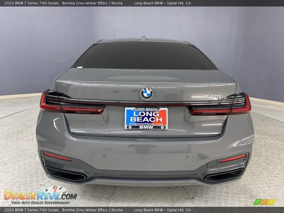2020 BMW 7 Series 740i Sedan Bernina Grey Amber Effect / Mocha Photo #4