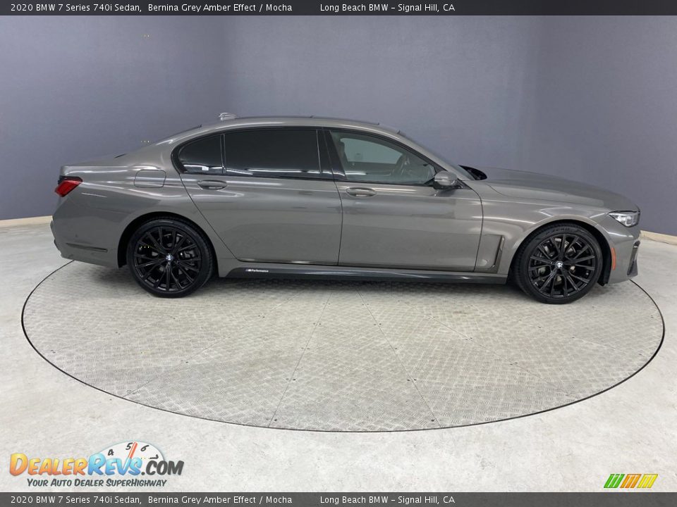 2020 BMW 7 Series 740i Sedan Bernina Grey Amber Effect / Mocha Photo #5
