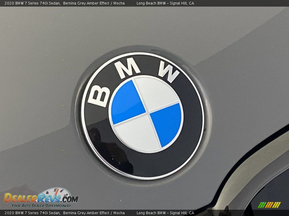 2020 BMW 7 Series 740i Sedan Bernina Grey Amber Effect / Mocha Photo #7