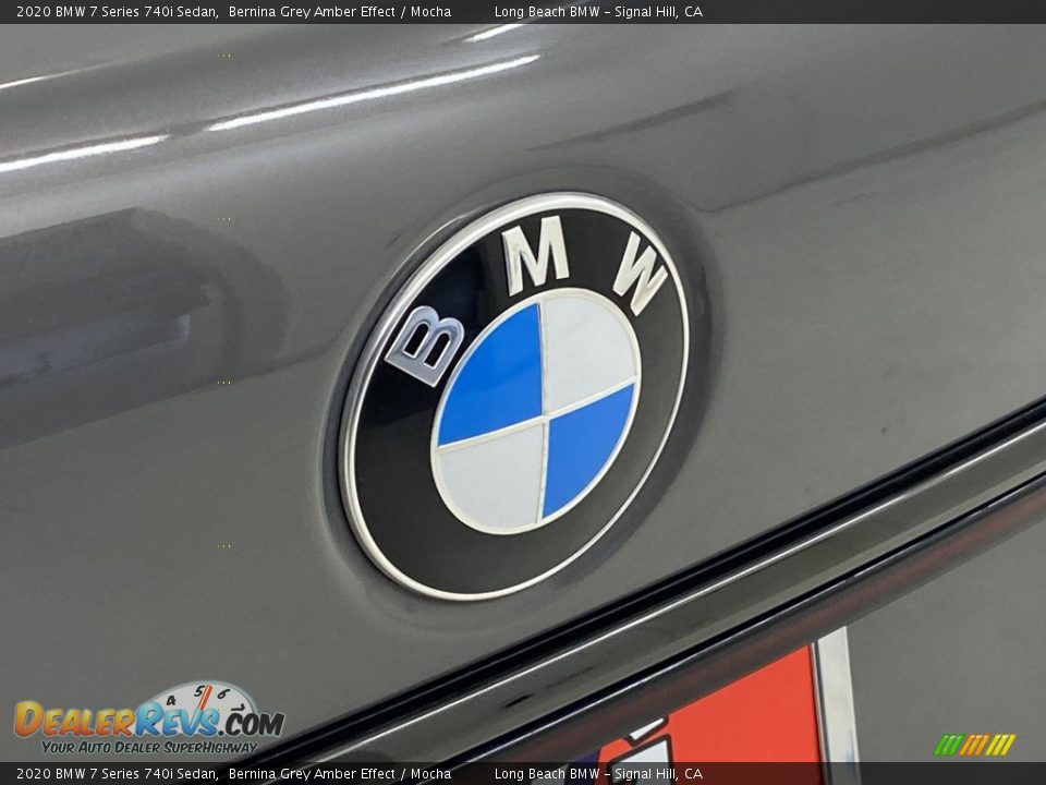 2020 BMW 7 Series 740i Sedan Bernina Grey Amber Effect / Mocha Photo #9