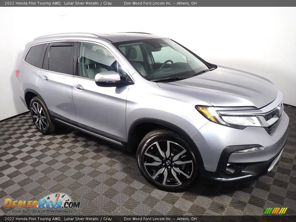 2022 Honda Pilot Touring AWD Lunar Silver Metallic / Gray Photo #6