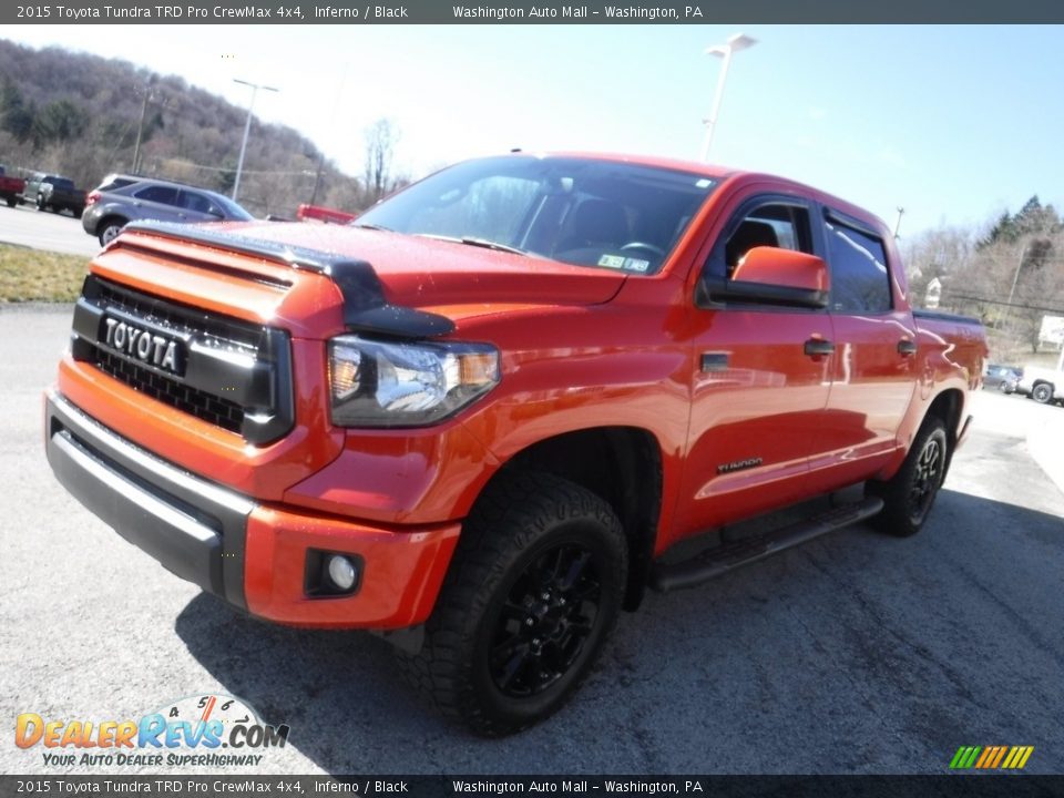 2015 Toyota Tundra TRD Pro CrewMax 4x4 Inferno / Black Photo #17