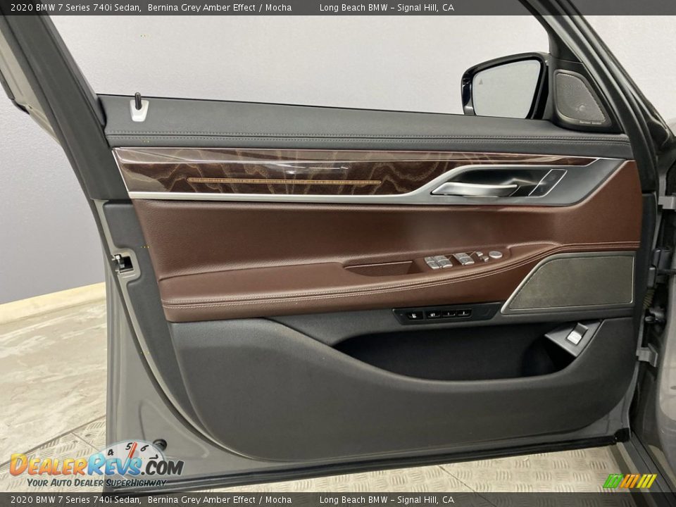 2020 BMW 7 Series 740i Sedan Bernina Grey Amber Effect / Mocha Photo #12