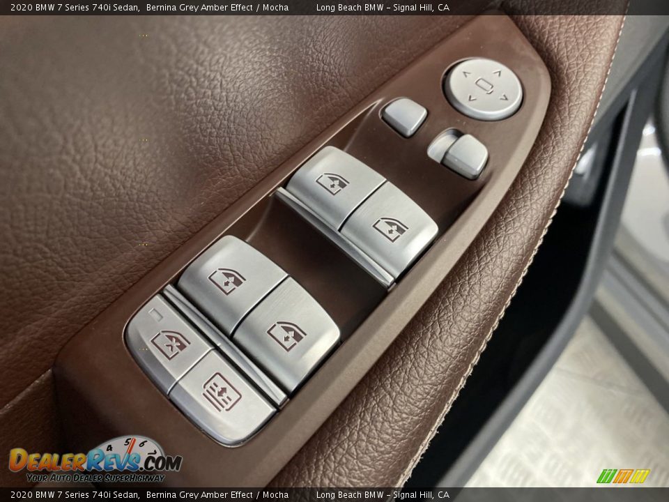 2020 BMW 7 Series 740i Sedan Bernina Grey Amber Effect / Mocha Photo #13