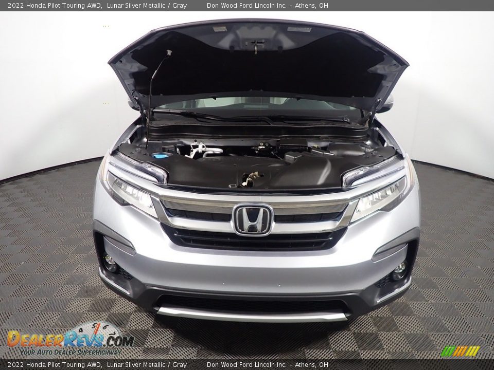 2022 Honda Pilot Touring AWD Lunar Silver Metallic / Gray Photo #9