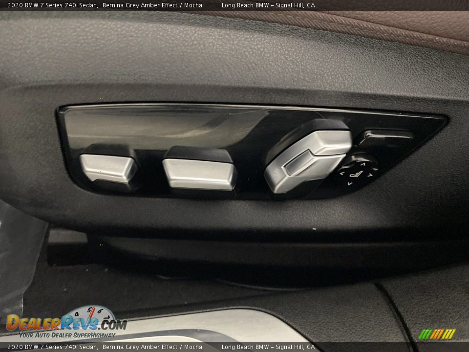 2020 BMW 7 Series 740i Sedan Bernina Grey Amber Effect / Mocha Photo #14