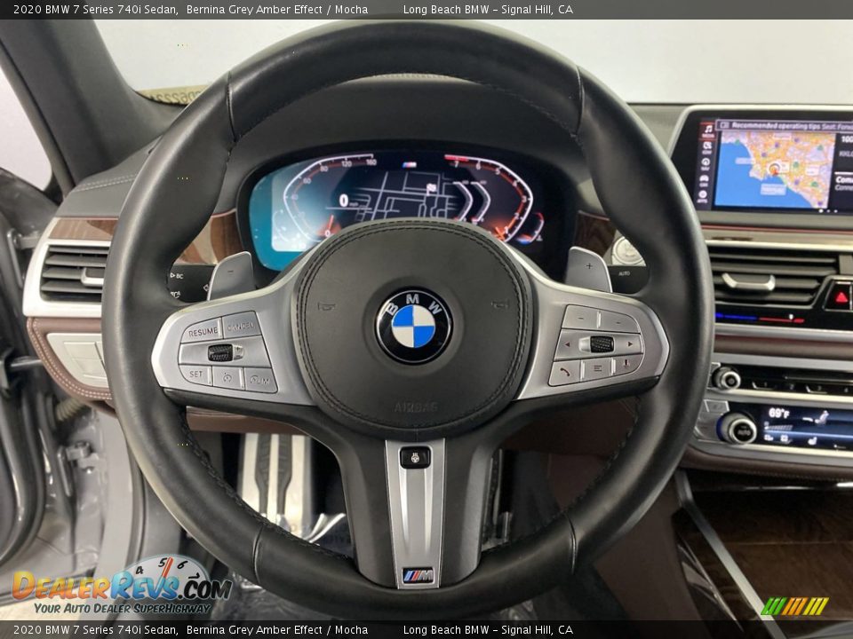 2020 BMW 7 Series 740i Sedan Steering Wheel Photo #17