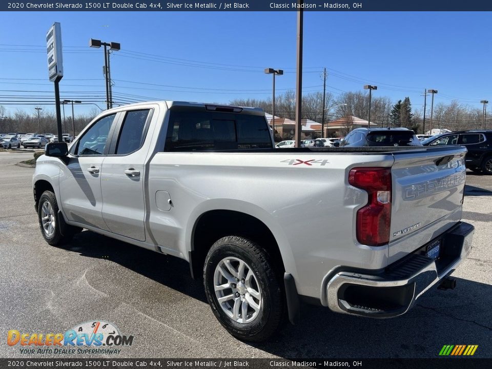 2020 Chevrolet Silverado 1500 LT Double Cab 4x4 Silver Ice Metallic / Jet Black Photo #2