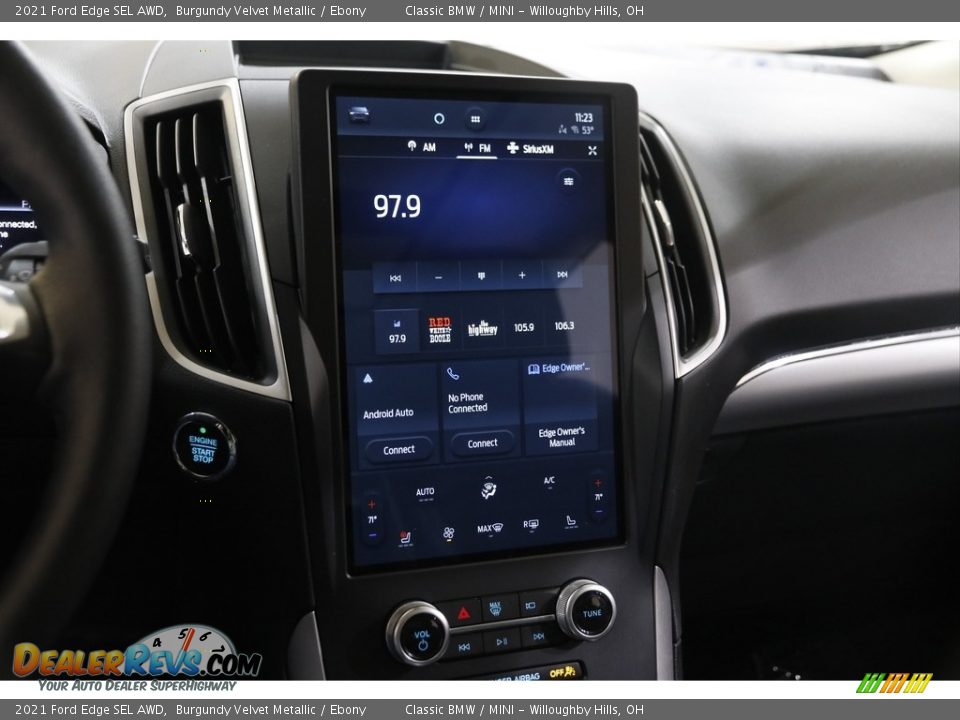 Controls of 2021 Ford Edge SEL AWD Photo #10